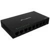 Šakotuvas LANBERG SWITCH 8X1GB/S UNMANAGED 12V METAL CASE