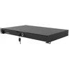 Lanberg 19" Rack spintelė su stalčiais 1U 270 mm Juodas (1U/483 × 270 mm, keliamoji galia iki 30 kg)
