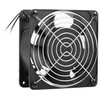 Lanberg ventiliatorius 19 colių sieninėms spintelėms, Lnaberg 120x120x38mm 230v juodas