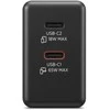 „Lenovo“ dvigubas USB-C 65 W GaN įkroviklis – ES | USB-C | Įkroviklis