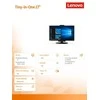 Lenovo | Monitorius | ThinkCentre Tiny In One | 27 " | IPS | QHD | 16:9 | 60 Hz | 14 ms | 2560 x 1440 | 350 cd/m² | HDMI jungtys quantity 1 | Juodas | Garantija 36 mėn.