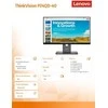 Monitorius Lenovo | ThinkVision P24QD-40 | 23.8 " | IPS | 16:9 | 120 Hz | 6 ms | 2560 x 1440 pikselių | 300 cd/m² | HDMI jungtys quantity 1 | Eclipse Juodas | Garantija 36 mėn.