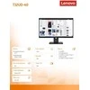 Monitorius Lenovo | ThinkVision T32UD-40 | 31.5 " | IPS | 16:9 | 60 Hz | 4 ms | 3840 x 2160 pikselių | 350 cd/m² | HDMI jungtys quantity 1 | Eclipse Juodas | Garantija 36 mėn.