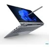 Lenovo ThinkBook 14 2-in-1 G5 IAU Intel Core Ultra 7 255U Hybrid (2-in-1) 35.6 cm (14") Jutiklinis ekranas WUXGA 16 GB DDR5-SDRAM 512 GB SSD Wi-Fi 6E (802.11ax) Windows 11 Pro Swiss Pilkas