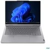 Lenovo ThinkBook 14 2-in-1 G5 IAU Intel Core Ultra 7 255U Hybrid (2-in-1) 35.6 cm (14") Jutiklinis ekranas WUXGA 16 GB DDR5-SDRAM 512 GB SSD Wi-Fi 6E (802.11ax) Windows 11 Pro Swiss Pilkas