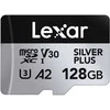 Atminties kortelė Lexar Sidabrinis PLUS | 128 GB | Micro SDXC | Flash atminties klasė 10