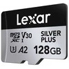 Atminties kortelė Lexar Sidabrinis PLUS | 128 GB | Micro SDXC | Flash atminties klasė 10