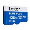 Mėlyna Lexar Micro SDXC Mėlyna Plus UHS-I C10 A2 U3 V30 128GB + adapter SD