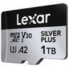 Atminties kortelė Lexar 1TB Micro SDXC Professional Sidabrinis Plus UHS-I A2 V30 U3 4K