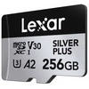 Atminties kortelė Lexar 256GB Micro SDXC Professional Sidabrinis Plus UHS-I A2 V30 U3 4K
