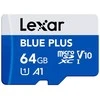Atminties kortelė Lexar Micro SDXC Mėlyna Plus UHS-I C10 A1 U1 V30 64GB + adapter SD