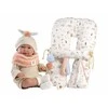 Peterkin Llorens 74128 Lėlė bobas płacząca Mimi 42 cm su poduszką