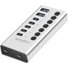LogiLink 7xUSB-A/C šakotuvas su įjungimo/išjungimo jungikliu