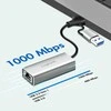 LogiLink USB adapteris, USB 3.2 Gen1, USB-A/C į gigabitinį eternetą, aliuminis