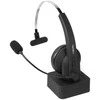 Logilink bt0059 ausinės/komplektas słuchawkowy belaidis opaska na głowę biuro/centrum telefoniczne bluetooth podstawka do ładowania juoda