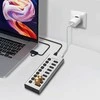 LogiLink Hub usb3.2 10-portow usb-a/c, funkcja on/off