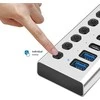 LogiLink Hub usb3.2 10-portow usb-a/c, funkcja on/off