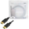 LogiLink Kabelis displayport 8k 60hz,4k/120hz 5m juoda