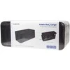 LogiLink Organizer kabli cable box, juoda