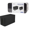 LogiLink Organizer kabli cable box, juoda