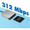 LogiLink kortelių skaitytuvas su 312 Mbps greičio indikacija
