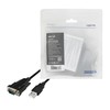 LOGILINK AU0048A USB 2.0 kabelis USB-A/M į DB9/M serijos 1,5 m Win11