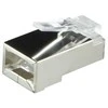LogiLink Wtyki rj45 cat.6 100szt. ekranowane su osłoną, juoda