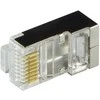 LogiLink Wtyki rj45 cat.6 100szt. ekranowane su osłoną, juoda