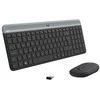 Logitech Belaidė klaviatūra and pelė combo mk470 graphite