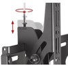 B-Tech BT8424 Laikiklis prie lubų su prailginimo svirtimi 150 cm, juodas