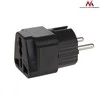 MACLEAN MCE155 Maclean MCE155 Adapterio lizdas UK ant EU kištuko universalus juodas
