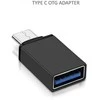 „Maclean“ OTG adapteris, USB A į USB C, juodas, MCE470
