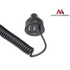 Maclean MCE76 37545 Automobilinis įkroviklis 2xUSB, 5.2A, „Lightning“ spiralė 1.8m