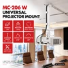 Laikiklis / wieszak do projektora universalus Maclean, balta, do 20kg, MC-206 W