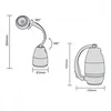 Lampa „Maclean“ 3 viename LED lempa, stovyklavimo, stalo, žibintuvėlis, 1 W, 60–200 lm, šaltai balta 6000 K, maitinama 3 x AA 1,5 V baterijomis, MCE294