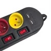 Maclean listwa zasilająca 4 gniazda 2xusb mce229b
