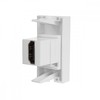 HDMI Maclean lizdas, vienas, baltas, MCE720W