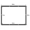 Maclean Projektoriaus ekranas, 120", 240x180cm, 25mm 4:3 border, tension hooks, MC-169