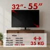 Laikiklis Maclean Universalus stovas, max 35 kg mc-132 ant RTV spintelės, pasukimas 20 laipsnių, televizoriams 32-55''