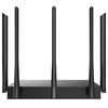 Maršrutizatorius Tenda w30e ax3000 router belaidis gigabit ethernet dual-band (2.4 ghz/5 ghz) juoda