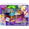 Polly Pocket Mattel Flamingo plovyklos figūrėlių rinkinys HHJ05