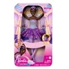 Mattel HLC26 Barbie Ballerina Doll Magic Lights Brunette | Mattel