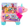 Mattel POLLY POCKET DOG PARTY RINKINYS KOMPAKTINIS LAGAMINAS + PRIEDAI 4+