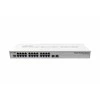 Šakotuvas „Mikrotik CRS326-24g-2s+rm“ valdomas tinklo jungtis, l2 gigabitinis eternetas (10/100/1000), pilkas