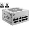 Maitinimo šaltinis msi mag a850gl pcie5 baltas 850w 80+ auksinis atx 3.1
