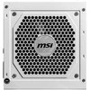Maitinimo šaltinis msi mag a850gl pcie5 baltas 850w 80+ auksinis atx 3.1
