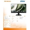 MSI Monitorius 23,8 colio pro mp245g led / fhd / plokščias / 100 Hz / juodas