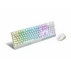 MSI Rinkinys Klaviatūra ir pelė vigor gk30 combo balta