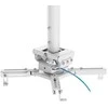 Laikiklis NEOMOUNTS PROJECTOR CEILING MOUNT (HEIGHT ADJUSTABLE: 60-90 CM) Baltas