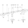 NewStar Laikiklis do monitora na biurko / dual ds60-600bl2 neomounts